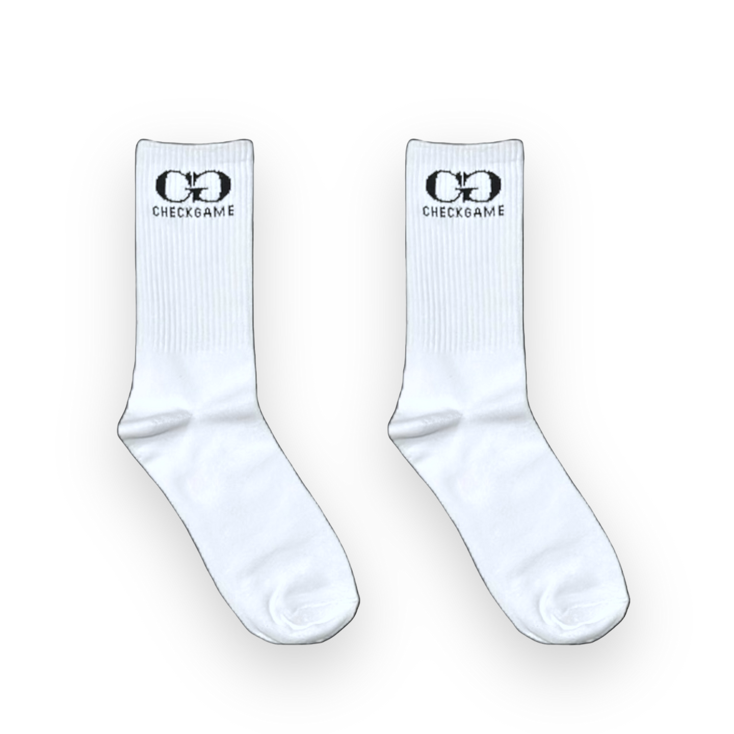 CG Retro Logo Socks White